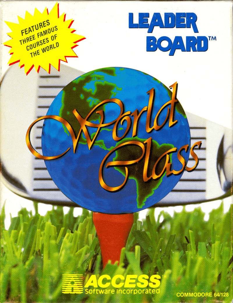 World Class Leaderboard : The Ultimate Golf Challenge box art for Commodore 64